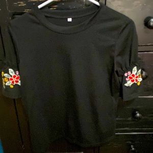 Black Namelous Blouse Size Large but could really be a Medium